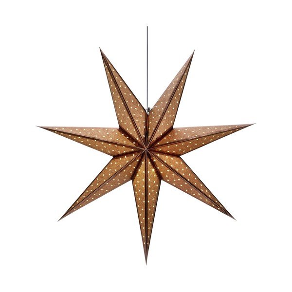 Decorațiune luminoasă de Crăciun Markslöjd Glitter, lungime 75 cm, maro