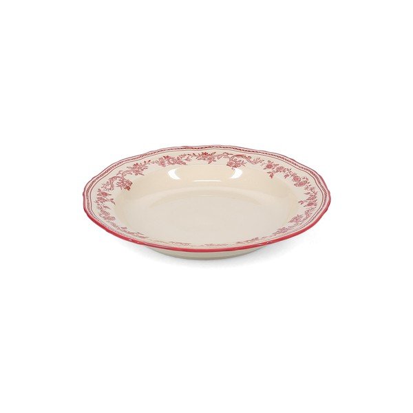 Farfurie burgundy/fildeș adâncă din porțelan ø 23 cm Cyril – S|P Collection-image-4
