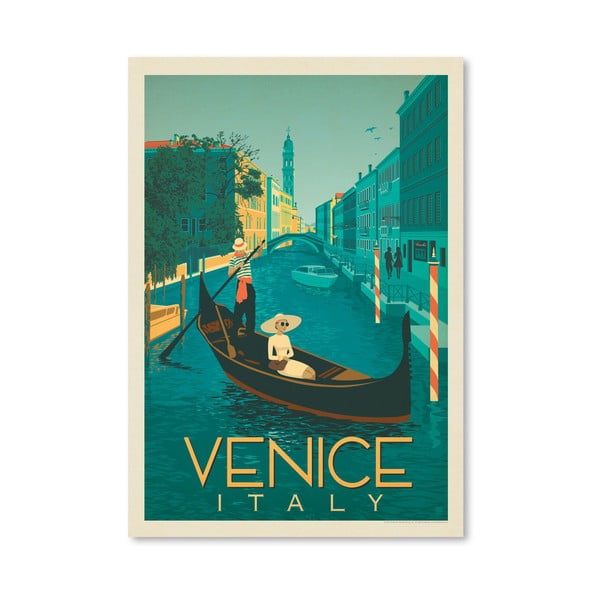 Poster Americanflat Venice, 42 x 30 cm