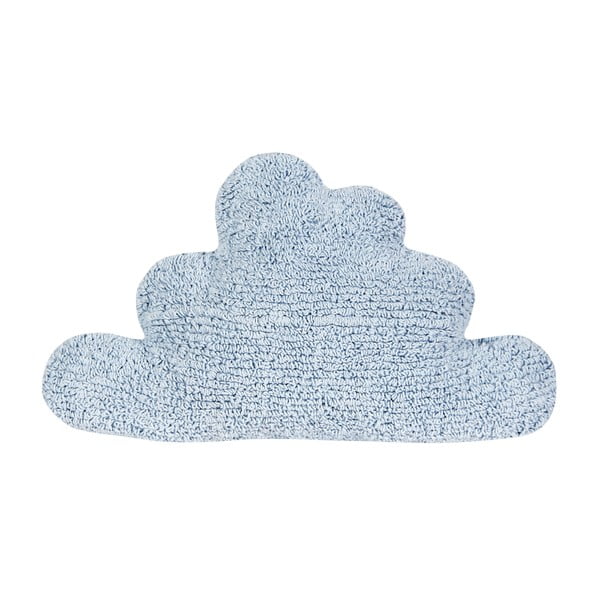Pernă din bumbac Happy Decor Kids Cloud, 45 x 45 cm, albastru