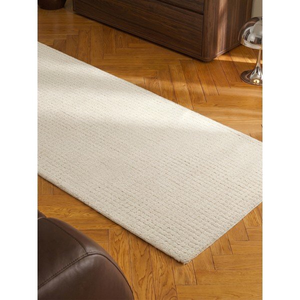 Covor tip traversă crem din lână 80x250 cm Eloise – Hanse Home-image-3