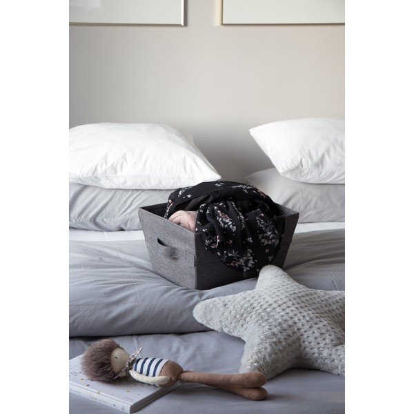 Coș de depozitare Bigso Box of Sweden Tap, 26 x 19 cm, gri-image-1