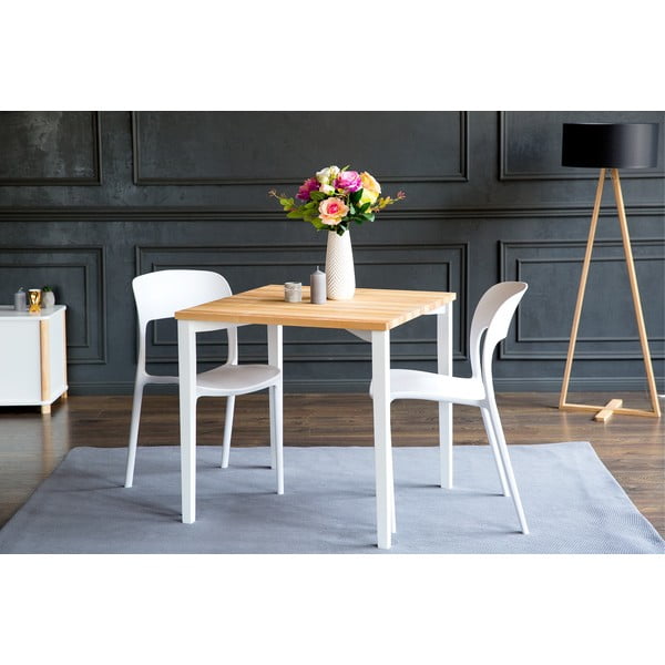 Masă Ragaba TRIVENTI, 80 x 80 cm, alb-image-4