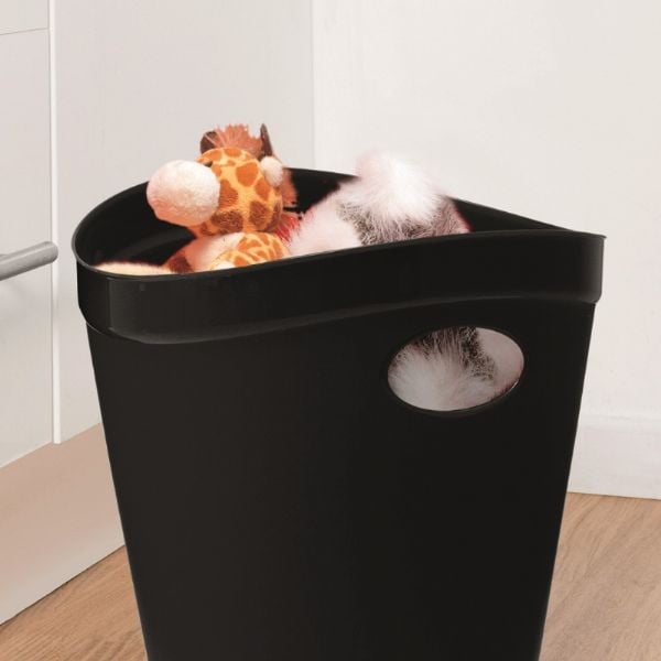 Coș de gunoi pentru hârtie Addis Flexi, 27 x 26 x 34 cm, negru-image-1