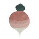 Covor pentru copii roz lavabil/țesut manual din bumbac 100x150 cm Ramona the Radish – Lorena Canals