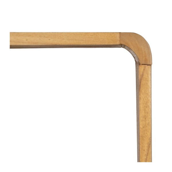 Bibliotecă în culoare naturală din lemn de mindi 90x150x40 cm Lysa – Ixia-image-3