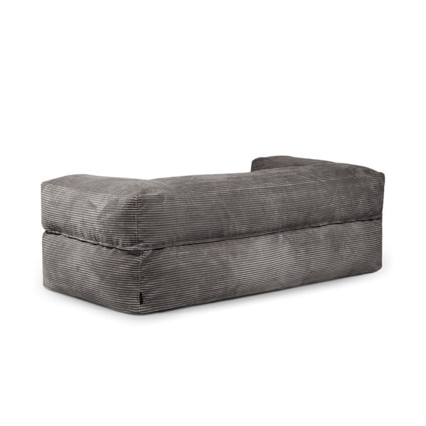 Fotoliu bean bag albastru cu tapițerie din catifea reiată Sofa MooG – SLOWDOWN-image-4