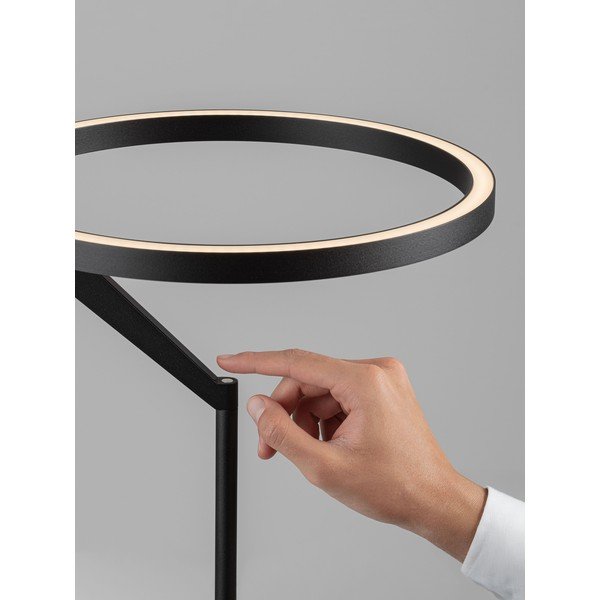 Lampadar negru mat LED cu intensitate reglabilă din aluminiu (înălțime 168 cm) Tilia – Nova Luce-image-2