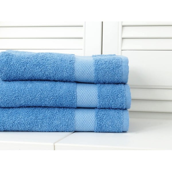 Prosop albastru din frotir 70x140 cm Adria – B.E.S.-image-1