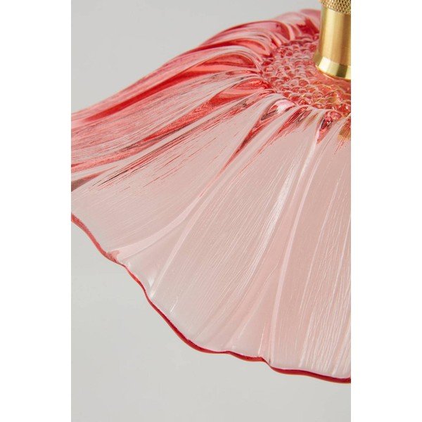 Lustră roșie/aurie din sticlă ø 30 cm Nugget – Jotex-image-4