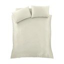 Lenjerie de pat bej din satin pentru pat dublu 200x200 cm Silky Soft – Catherine Lansfield