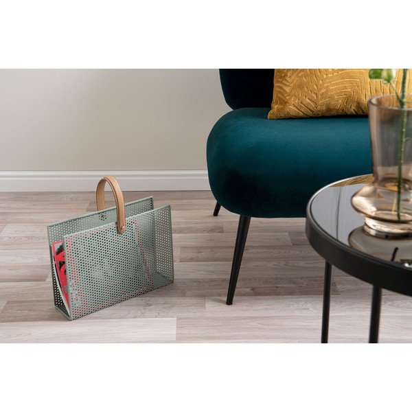 Suport pentru reviste din metal PT LIVING Perky, verde mentă-image-1