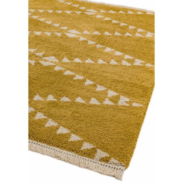 Covor galben muștar 200x290 cm Rocco – Asiatic Carpets-image-3