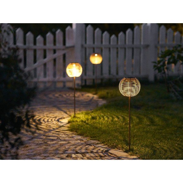 Corp de iluminat pentru exterior LED tip țepușă, de sol solar ø 17 cm Carlisle – House Nordic-image-1