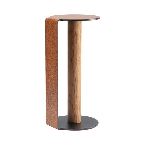 Suport vertical pentru prosoape de bucătărie din hârtie în culoare naturală ø 13 cm Bull XL – LIND DNA