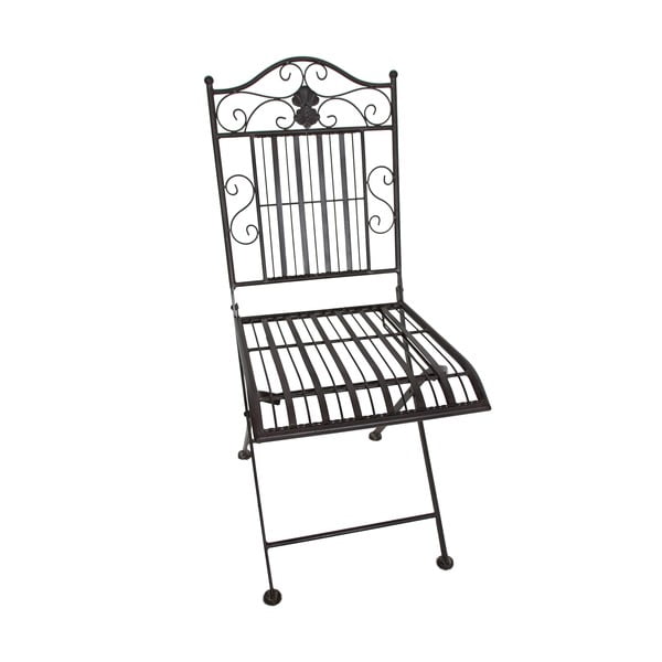 Set de dining pentru grădină maro închis din metal pentru 2 persoane – Garden Pleasure-image-4