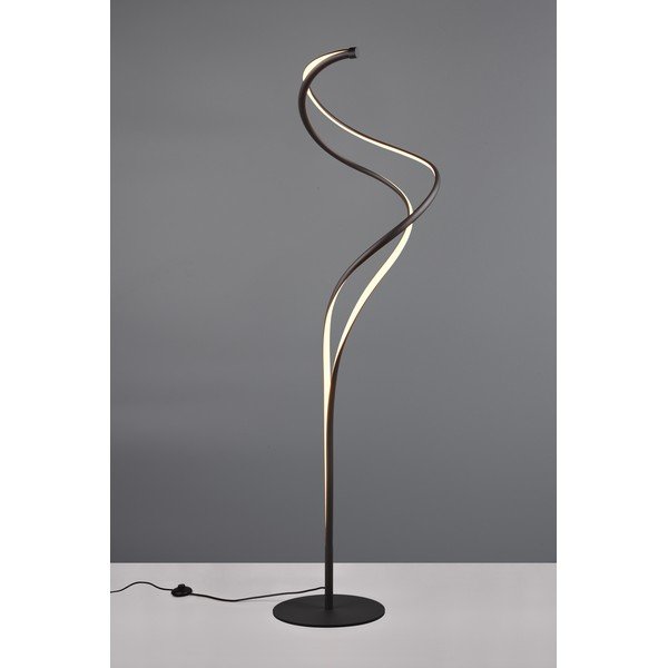 Lampadar negru LED cu abajur din metal (înălțime 160 cm) Nala – Trio Select-image-2