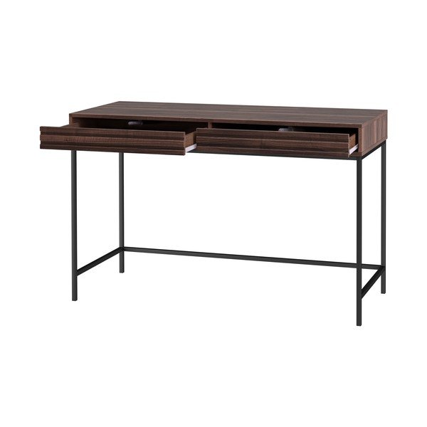 Birou cu blat cu aspect de lemn de nuc 50x120 cm Celine – Støraa-image-3