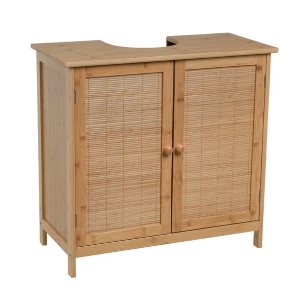 Dulap sub chiuvetă în culoare naturală din bambus 63x60 cm – Casa Selección