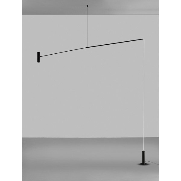 Lampadar negru mat LED din metal (înălțime 250 cm) Voice – Nova Luce-image-3