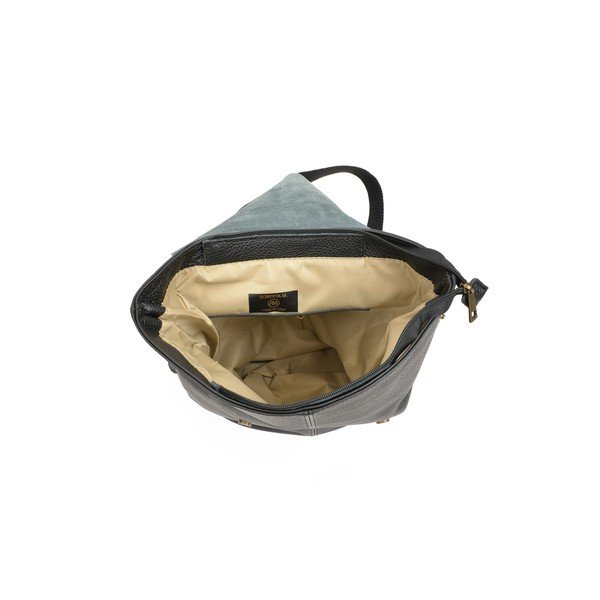 Rucsac din piele Roberta M, negru-image-2