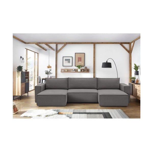 Colțar gri (în formă de "U") Nihad – Bobochic Paris-image-1