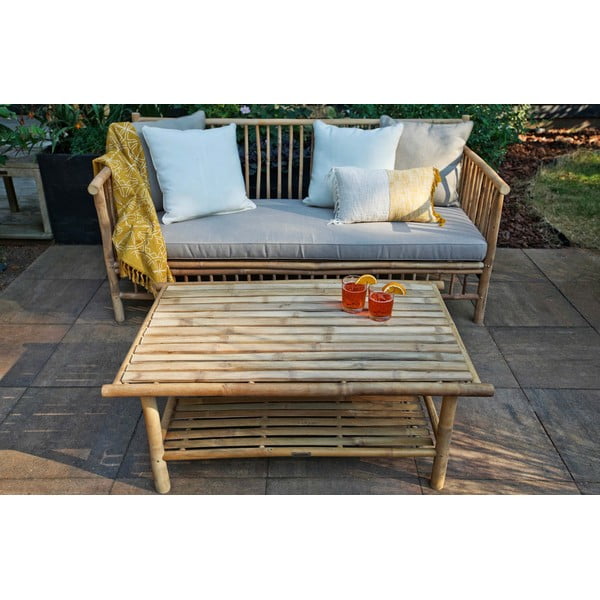 Masă din lemn de bambus pentru grădină Exotan-image-2