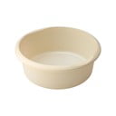 Lighean rotund din plastic Addis, ø 34 cm, crem