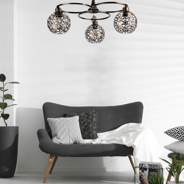 Lustră neagră Olimpiyat – Opviq lights-image-1