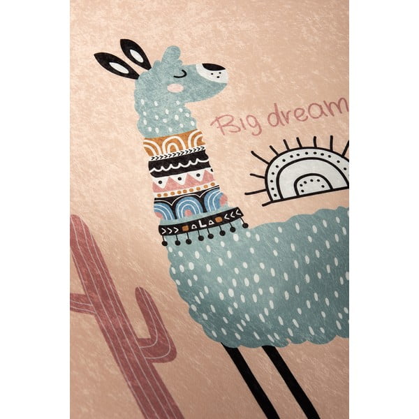 Covor antiderapant pentru copii Conceptum Hypnose Lama, 140 x 190 cm-image-3