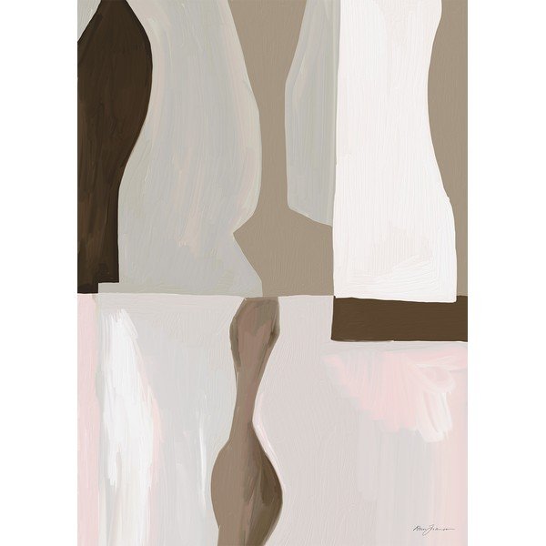 Poster 50x70 cm Pastels en Forme – Anna Johansson – The Poster Club