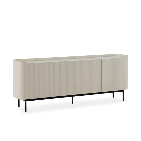 Comodă crem 200x80x40 cm Willa – MOME-image-3