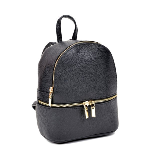 Rucsac din piele Sofia Cardoni Rita, negru-image-1