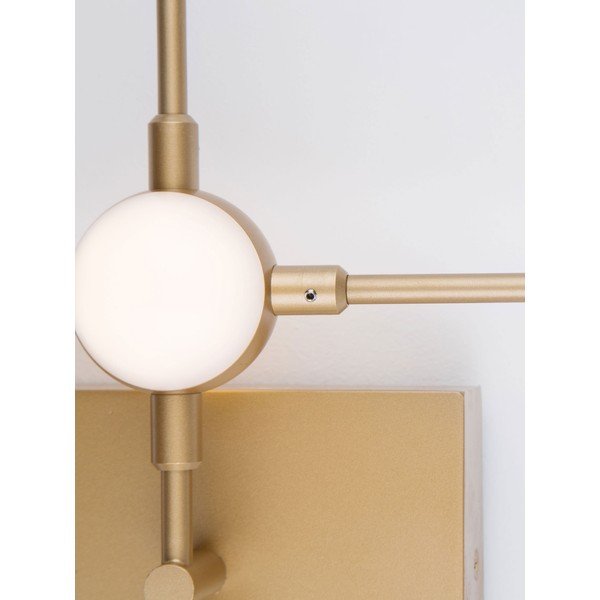 Aplică de perete aurie LED din metal Atomo – Nova Luce-image-3