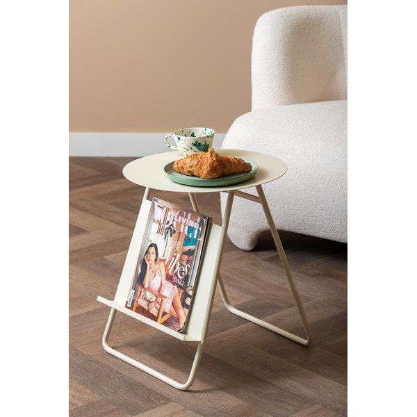 Măsuță auxiliară rotundă din metal ø 40 cm Esencia – Leitmotiv-image-1