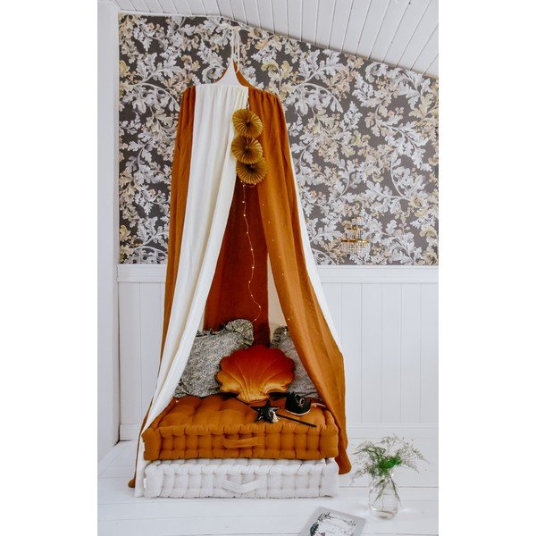Baldachin de in alb-portocaliu Caramel Circus - Moi Mili-image-2