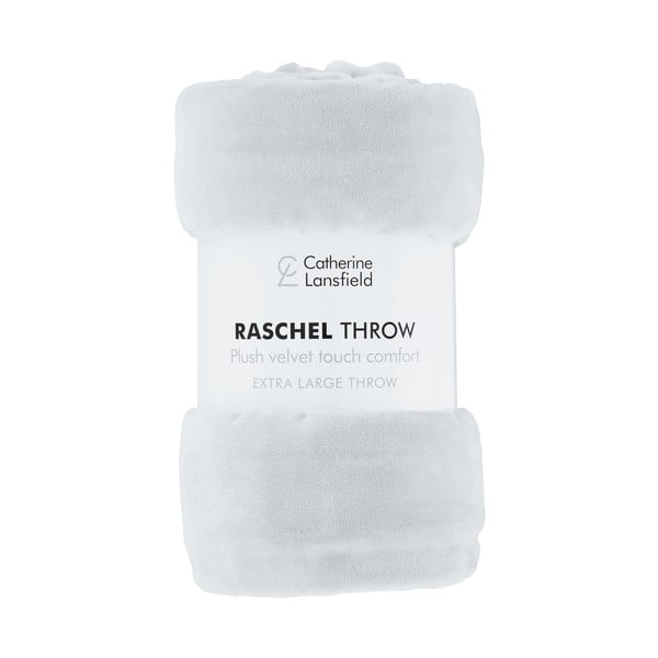 Cuvertură gri deschis din micropluș/cocolino 200x240 cm Raschel – Catherine Lansfield-image-2