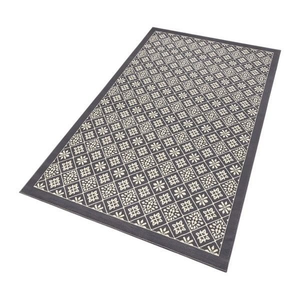 Covor tip traversă Hanse Home Gloria Tile, 80x300 cm, gri-bej-image-3