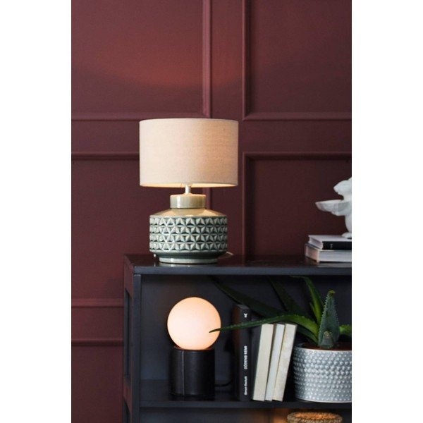 Veioză gri/bej din ceramică (înălțime 35 cm) Monica – Jotex-image-1
