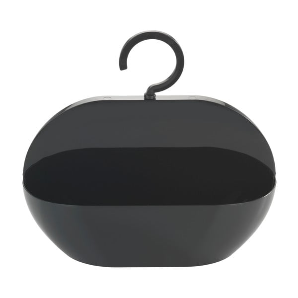 Coș pentru duș Wenko Cocktail, negru-image-1