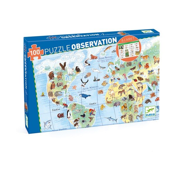 Puzzle World's animals - Djeco
