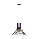 Lustră neagră cu abajur din metal ø 38 cm Fellini – Opviq lights