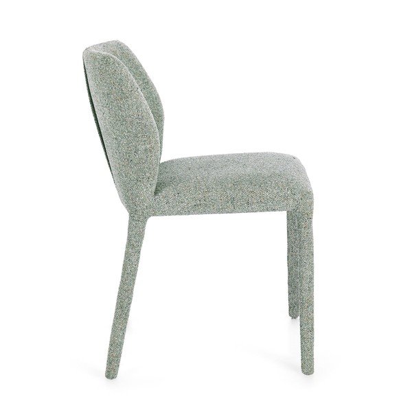 Scaun de dining verde mentă tapițat Libby – Bizzotto-image-2