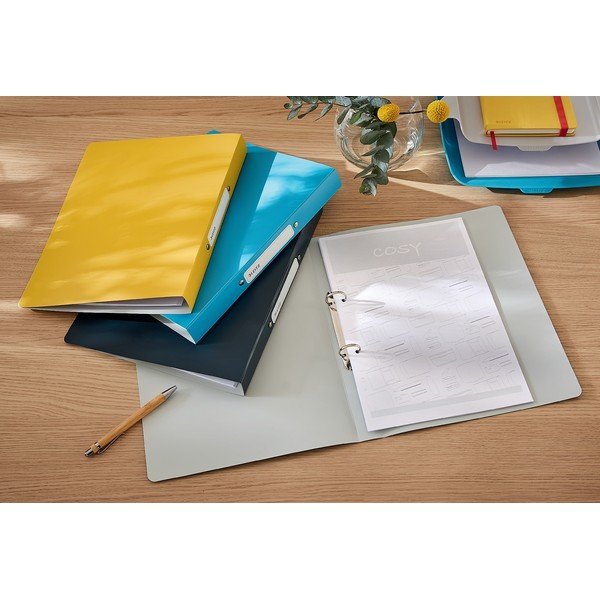 Dosar cu inel Leitz Cosy, galben-image-1