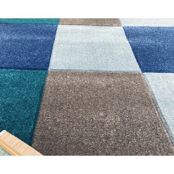 Covor pentru copii Happy Rugs Patchwork, 120x180 cm, albastru-image-1