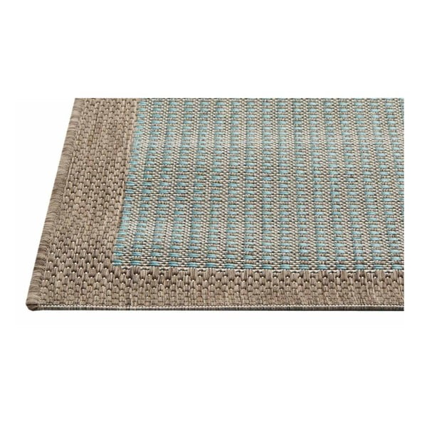 Covor adecvat pentru exterior Floorita Chrome, 160 x 230 cm, maro - turcoaz-image-1
