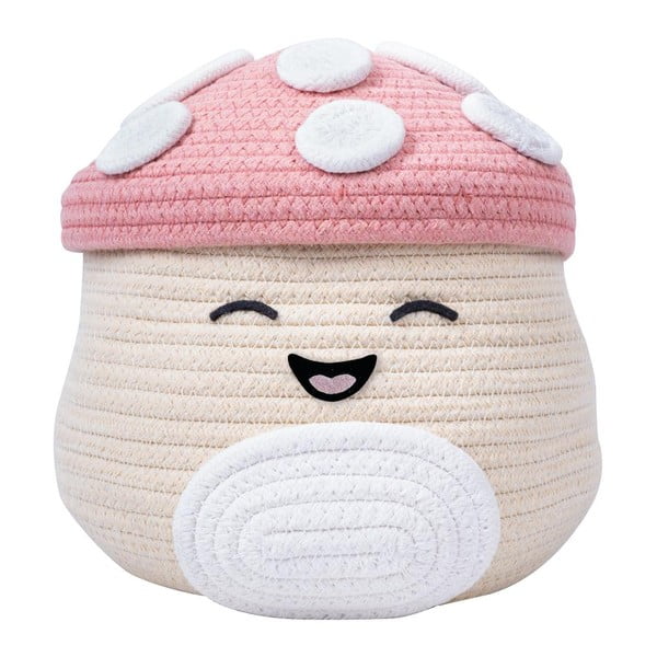 Coș de jucării pentru copii bej din material textil ø 23x22 cm Fizz Malcolm – SQUISHMALLOWS