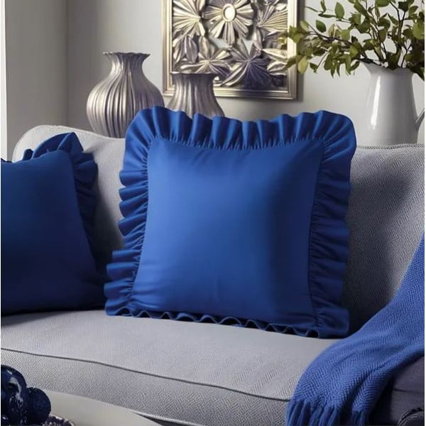 Față de pernă din amestec de bumbac 40x40 cm Ruffled – Mila Home-image-1