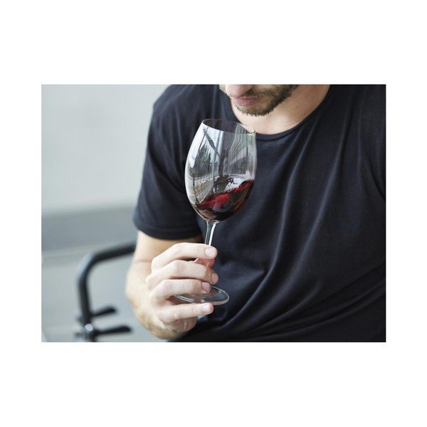 Set 2 pahare pentru vin roșu din cristal Bitz Fluidum, 580 ml-image-4