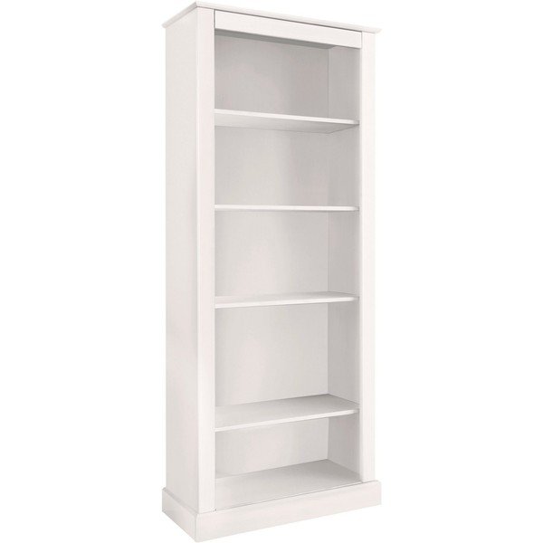 Bibliotecă albă din lemn de pin 181x31 cm Mille – Støraa-image-2